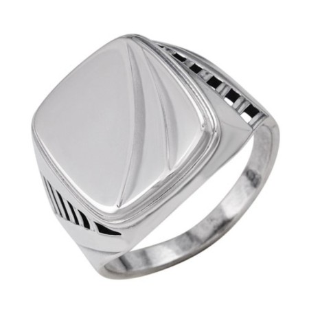 Ring "Right" male, echoing with oxidation, 20 size