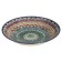 Largan Rishtan ceramics "Patterns", 33 cm, blue mix, deep