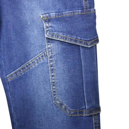 Jeans for boys, height 122 cm, blue color-2