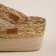 A set of baskets for storing manual weaving, cotton, corn, 2 pcs: 28x18x10, 30x20x12 cm