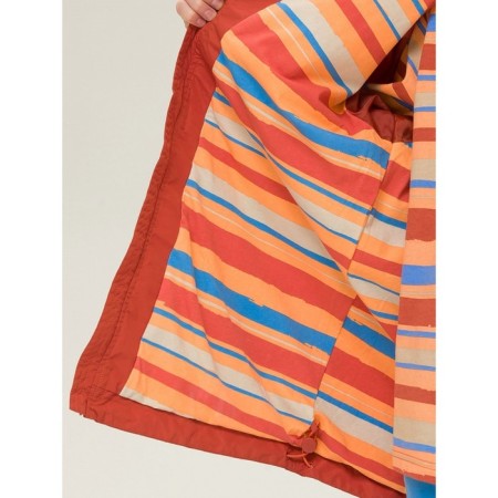 Windbreaker for boys, height 122 cm, terracotta color-7