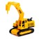 Metallic machine "Construction equipment. Crane", mix