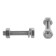 Bolt bolt master, with a hexagonal head, galvanized, Din933, M6x30 mm, 10 pcs