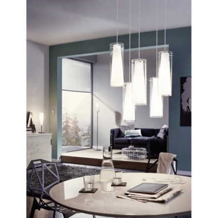 Pinto 1x40W table lamp E27, chrome 11x11x50 cm-1