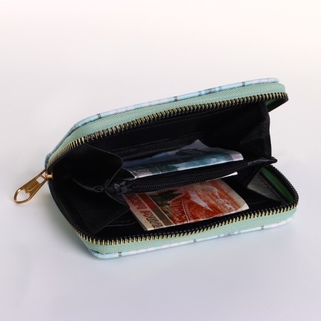 Lightning wallet, turquoise color-4
