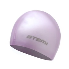 Шапочка для плавания Atemi SC105, силикон, цвет розовый