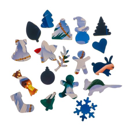 New Year's puzzle wooden “New Year! Princess "with prediction-6
