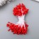 Stamens for artificial flowers "droplets" (set 130 pcs) length 6 cm