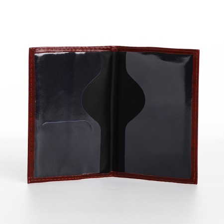 Passport cover, brown color-4