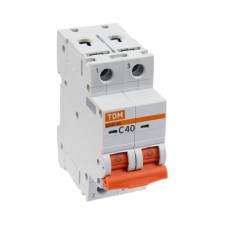 Switch automatic TDM VAL47-60, 2P, 40 A, 6 KA, C, SQ0223-0097