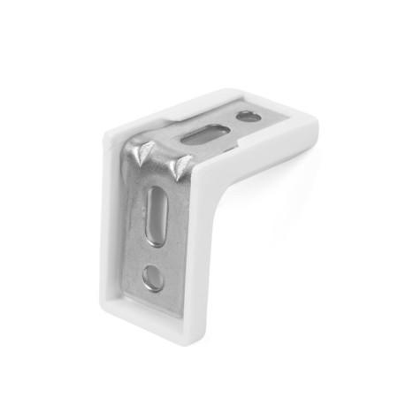 Furniture corner of the tundra, with a decorative lining, 26x26 mm, white-4