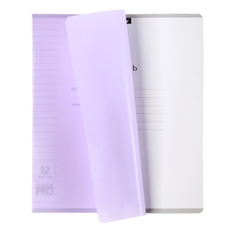 Note of 12 sheets in the Erichkrause line "Coverprio Pastel classics, plastic cover, offset block 100% whiteness, lilac-1