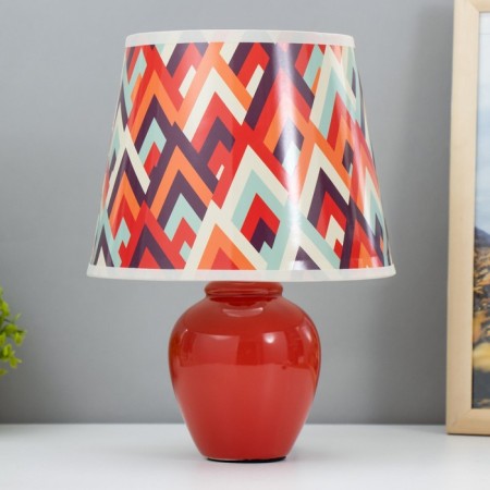 Table lamp "Abstraction" E14 15W Red Risalux