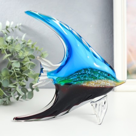 Suvenir glass "Tropical fish" for Murano glass 21x7x24 cm-3