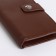 Male purse on a magnet, brown color