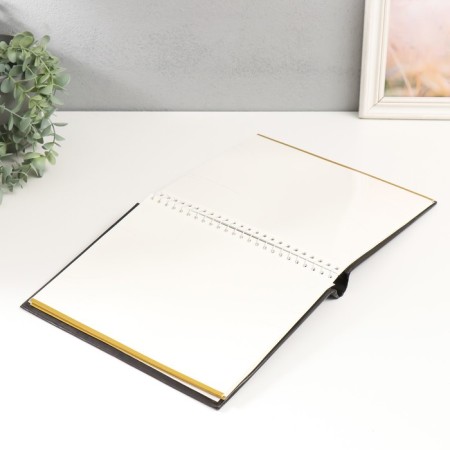Photo album magnetic 20 sheets "World opens doors" 29x24x2 cm-2