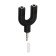 The brancher Luazon, Jack 3.5 mm (4pin) (M) -2xjack 3.5 (3 PIN) (F), for micro and headphones