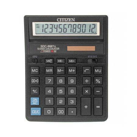 CITIZEN CITIZEN COPPORTOR "SDC888TII", 12-bit, 159 x 205 x 27 mm, double power, black-1