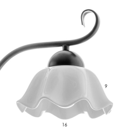 Luracia Causenger Military District 3he27 40W Black and White 69x69x37-72 cm Bayerlux-14