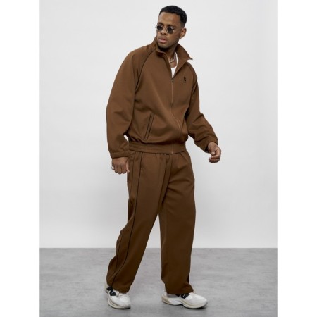 Sports suit men's, size 52, brown color-23