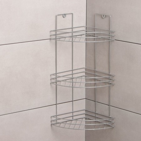 Angular regiment 3-tier, 20 × 20 × 49 cm, chromium color-3