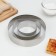 A set of baking forms "Circle", 3 pcs, d = 10, 15, 20 cm, height 4.5 cm, chrome color