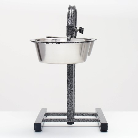 Adjustable multi -level stand 40 cm with 2 bowls of 2.8 liters-3