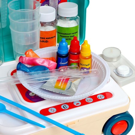 Set for experiments “My first laboratory. New Year ", table 3 in 1, 60 experiments-7