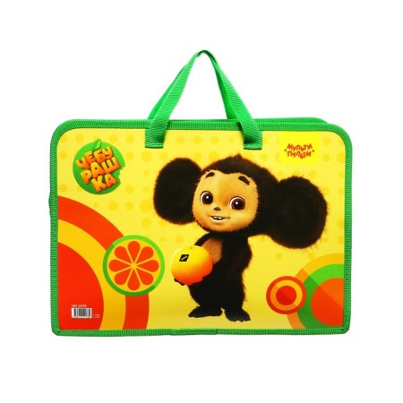Folder with A4 handles, 340 x 245 x 75 mm, plastic, pens, CHILD, Multi-Pulti "Cheburashka"-2