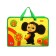 Folder with A4 handles, 340 x 245 x 75 mm, plastic, pens, CHILD, Multi-Pulti "Cheburashka"