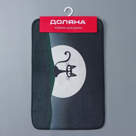 Bath and toilet mat “Black cat”, 40 × 60 cm, color mix-9