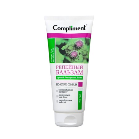 Hair balm against falling Compliment burdock, 200 ml