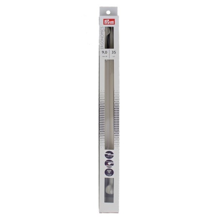 Right knitting needles Ergonomics, 9 mm/35 cm, 2 pcs