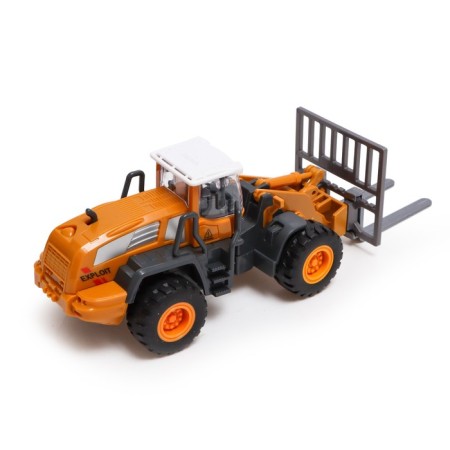 Metal loader "StroyTechnics", movable parts, with plastic elements-2
