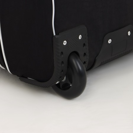 Small suitcase 20 ", a road bag with a zipper, black color-7