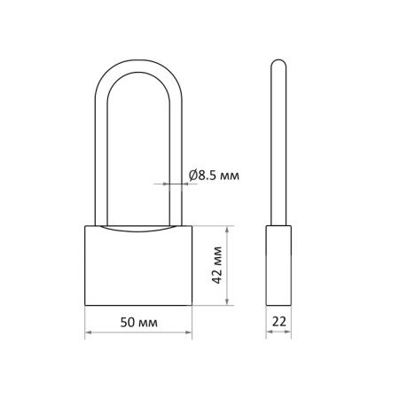 Stayer Standard castle hinged, metal case, elongated hardened handle, 50 mm-1