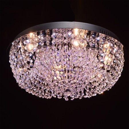 Isolde chandelier 6x60W E14 chrome 50x50x23cm-4