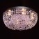 Isolde chandelier 6x60W E14 chrome 50x50x23cm