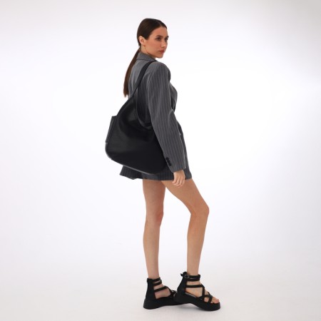 Female bag Textura, bag, large size, black color-6