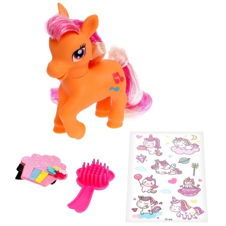 Toy "Rainbow Pony", Mix Colors-1