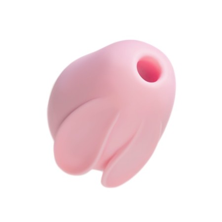 Vacuum-wave stimulator Qli by Flovetta Bun, 6.5 cm, silicone, pink color-9