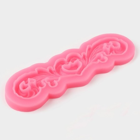 Mold "Pattern", silicone, 18 × 6 cm, color mix-1