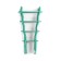 Shpalera, 32 × 19 × 0.5 cm, plastic, green