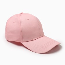 Feminine cap monophonic minku pale pink color, rn 58