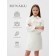 A set for a girl (jacket and skirt) Minaku: Partydress, white color, height 122 cm