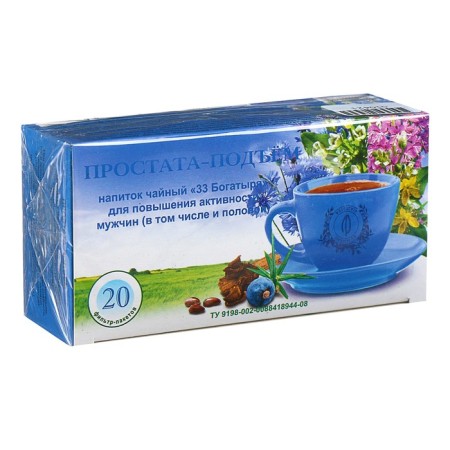 Herbal collection "Prostate-Lift. 33 heroes ”, filter package, 20 pcs.