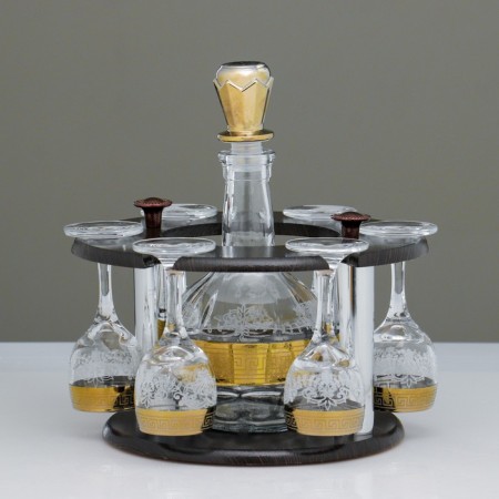Mini-bar 7 objects ring, engraving 500/50 ml