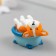 Figure for Florarium Polystone "Pyosik takes a bath" 3 cm