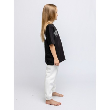 Children's T -shirt, height 116 cm, black color-1