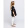 Children's T -shirt, height 116 cm, black color